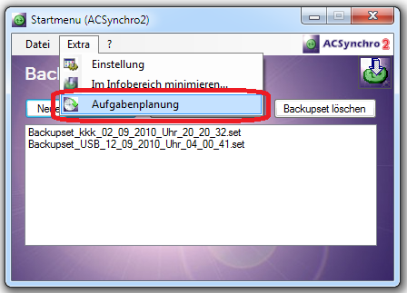 Aufgabenplanung